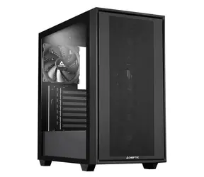 Chieftec Night Hunter GS-03B-BLK-OP schwarz / Gehäuse / Midi-Tower / gehärtetes Glas / ATX, E-ATX / ohne Netzteil / USB-C
