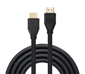 Lindy Flexibles schwarzes HDMI-Kabel / 2 m / 4K 60Hz / HDMI 2.1 / vergoldete Anschlüsse