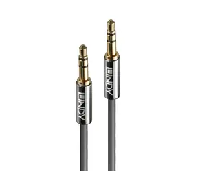 Lindy Cromo anthrazit / Audiokabel / 3,5-mm-Klinkenstecker - 3,5-mm-Klinkenstecker / 1 m