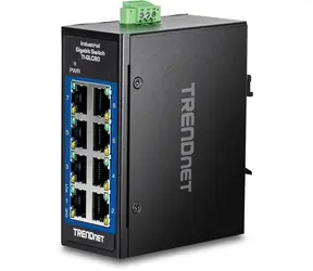 Trendnet TI-GLC80 / Switch / 8- Port / 10/100/1000 Mbit/s / DIN-Schiene / Unmanaged / IP30