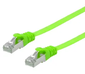 Equip grün / Patchkabel / Flach / U/FTP / 0,5 m / LSZH