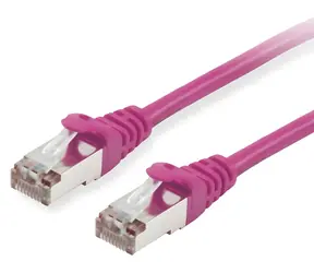 Lila Equip / Cat6 S/FTP / 0,5 m / RJ-45 / PoE / LSZH