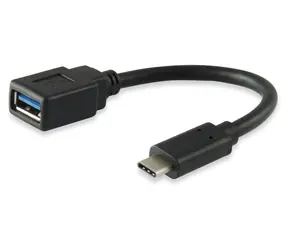Equip schwarz / Adapter / USB-C - USB-A OTG / 5 Gbit/s / 0,15 m