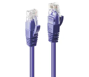 Lindy Purple / Patchkabel / Cat 6 U/UTP / RJ45-RJ45 / 3 m