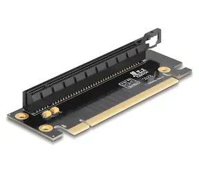 DeLock Riser-Karte PCI Express x16 auf x16 90° / Riser-Karte / PCIe / Einstecken von links / Höhe 40 mm