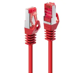 Lindy Cat6 S/FTP rot / Patchkabel / RJ-45 / AWG28 / 0,5 m