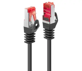 Lindy Cat6 7,5 m schwarz / Patchkabel / S/FTP / RJ45-RJ45 / AWG28