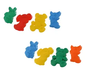 Tierfiguren (Eichhörnchen, Hund, Kätzchen, Bär) / Kunststoff / 17 cm / ab 1 Jahr