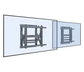 Equip TV-Halter 19"-55" schwarz / VESA 600x400 / Tragkraft 50 kg / Neigung 0-10° / Drehung 180°