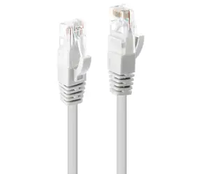 Lindy weiß / Patchkabel / Cat6 U/UTP / RJ45-RJ45 / 15 m