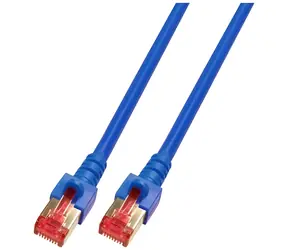 EFB CAT6 S/FTP 0,25 m blau / Patchkabel / LSZH / RJ45