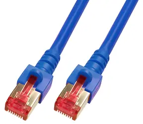 EFB CAT6 S/FTP 1m blau / Patchkabel / RJ45-RJ45 / LSZH