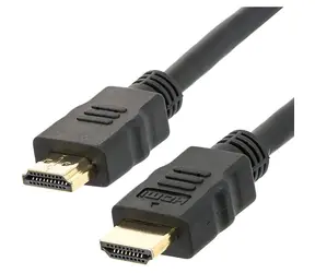 Techly ICOC-HDMI-4-015NE schwarz / HDMI-Kabel / 1,5 m / vergoldeter Stecker / Ethernet / 4K