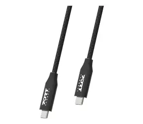 USB-C Port - USB-C schwarz / Daten- und Ladekabel / PD 100 W / USB 3.2 Gen2 x 2 / 20 Gbit/s / 2 m