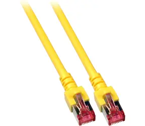 EFB Cat6 S/FTP 15m gelb / Patchkabel / RJ45-RJ45 / LSZH