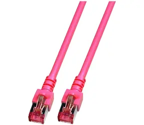 EFB CAT6 SF/UTP 7,5 m Magenta / Patchkabel / RJ45-RJ45