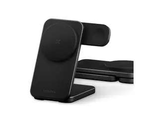 Energea MagTrio 2 Gunmetal / Kabelloses Ladegerät / 3-in-1 / Qi2 / 32,5 W / für iPhone, Apple Watch, AirPods