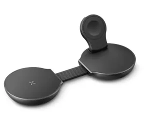 Energea AluMag Trio 2 Gunmetal / Kabelloses Ladegerät / 3-in-1 / Qi2 / faltbar / 25 W