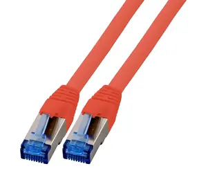EFB SFTP CAT6a 1,5 m rot / Patchkabel / RJ45-RJ45 / halogenfrei
