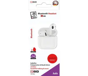2GO TWS Mini weiß / Kabellose In-Ear-Kopfhörer / Bluetooth / Mikrofon / Ladecase