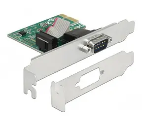 DeLock PCIe x1 / Adapter / 1x RS-232 serielle Port / Low Profile / ASIX AX99100