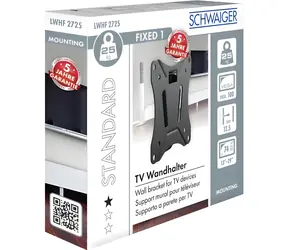 Schwaiger LWHF2725 schwarz / TV-Wandhalterung / 13" - 29" / VESA / max. 25 kg