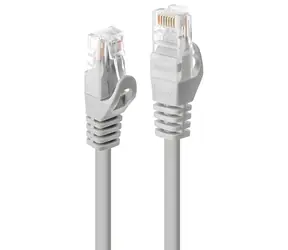 Lindy Patchkabel Basic Cat6 U/UTP grau 0,5 m / Patchkabel / CAT6 / U/UTP / RJ-45