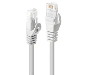 Lindy Basic weiß / Patchkabel / Cat6 U/UTP / 5 m / RJ-45