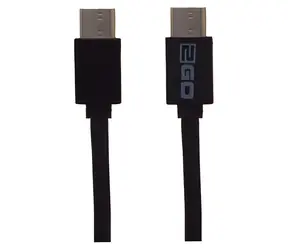 2GO USB-C - USB-C 1 m schwarz / Datenkabel / USB 3.2 Gen 1