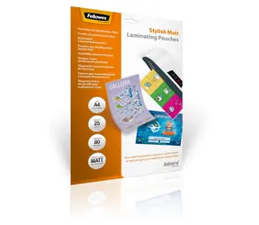 Fellowes Admire / Laminierfolie / A4 / 80 µm / matt / 25 Stück