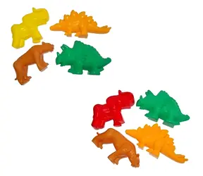 Tiger-, Mammut- und Dinosaurier-Sandspielzeug / 9,5 cm / ab 1 Jahr