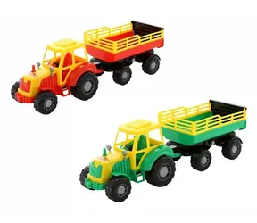 MADE Altaj Traktor mit Anhänger / Kunststoff / 57,5 cm / ab 1 Jahr