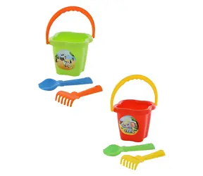 Sandkasten-Set: Eimer, Schaufel und Rechen / ab 1 Jahr / Kunststoff / 12,5 cm