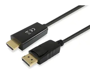 Equip -HDMI-Adapter (schwarz) / 4K/30Hz / 3 m / 10,2 Gbit/s