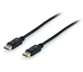 Equip: DisplayPort 1.4 schwarz / DisplayPort-Kabel / 5 m / 8K/60Hz / vergoldete Anschlüsse