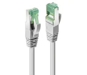 Lindy CAT6A S/FTP grau / Patchkabel / 0,5 m / 10 Gbit/s