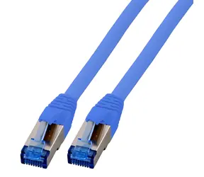 EFB blau / Patchkabel / Cat6a S/FTP / RJ45-RJ45 / 1,5 m / 10 Gbit/s