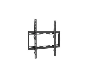 Schwarzer Equip / TV-Halterung / 32"-55" / Fest / VESA 400x400 / Tragkraft 40 kg
