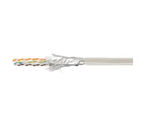 Equip Cat6 SF/UTP grau / Installationskabel / 100 m / LSZH / Eca