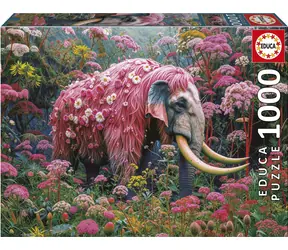 Educa Puzzle Blumenelefant / 1000 Teile / ab 14 Jahren