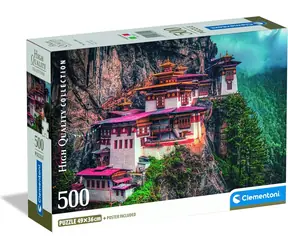 Clementoni Puzzle Tigernest / 500 Teile / ab 14 Jahren