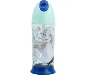 STOR Frozen Trinkflasche / 280 ml / Sicherheitsverschluss / Strohhalm