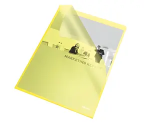Esselte L Standard gelb / Dokumentenmappen / A4 / PP-Folie 115 µm / Beutel 25 Stück