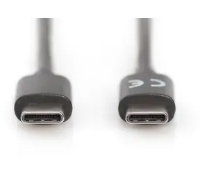 Digitus schwarz / USB-C-zu-USB-C-Kabel / USB 2.0 / 1 m