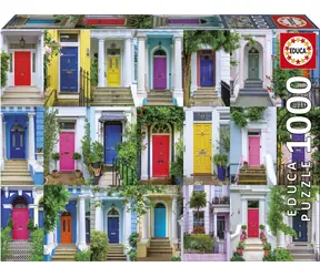 Educa Puzzle „Türen von Notting Hill“ / 1000 Teile