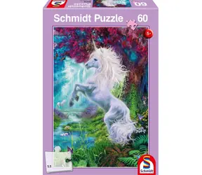 Schmidt Puzzle Einhorn im Zaubergarten / 60 Teile / ab 5 Jahren