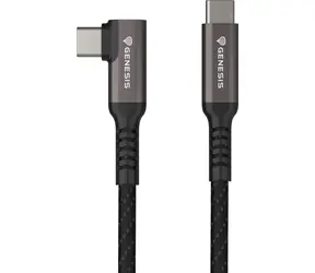 Genesis NVC-2219 schwarz / Kabel USB-C (M) - USB-C (M) / 5 m / 10 Gbit/s / Schnellladefunktion