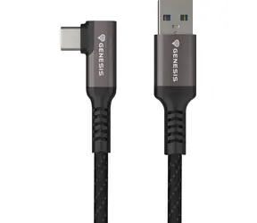 Genesis NVC-2220 schwarz / USB-A-auf-USB-C-Kabel / 3 m / Schnellladefunktion