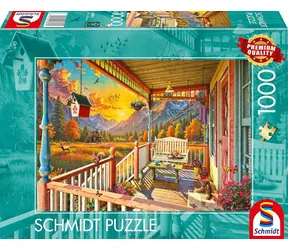 Schmidt Puzzle Bergveranda / 1000 Teile