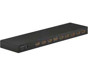 Goobay HDMI-Splitter 1:8 / HDMI-Splitter / 1 Eingang / 8 Ausgänge / 4K/60 Hz